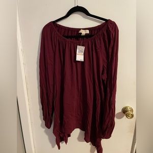 Michael Kors Tunic Style Cotton Blouse